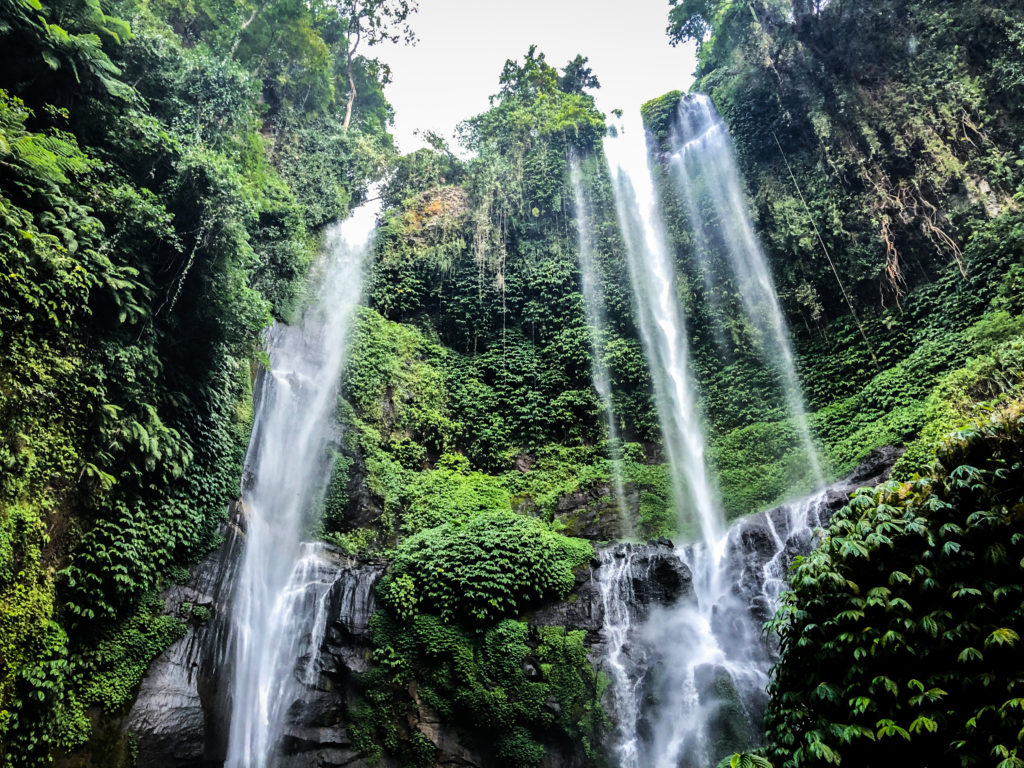 Cascades de Sekumpul à Bali
